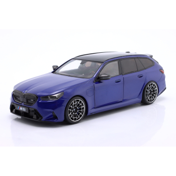 BMW M5 Touring (G99) 2025 Marina Bay blue - skala 1:18 - Solido